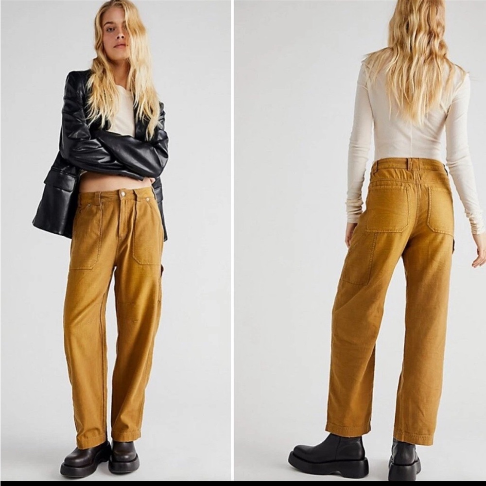 Free People-Stay Awhile Carpenter Pants